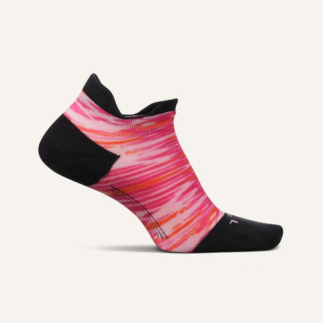 Feetures Elite Light Cushion No Show Tab Socks Limited Editions  -  Small / Reflection Pink