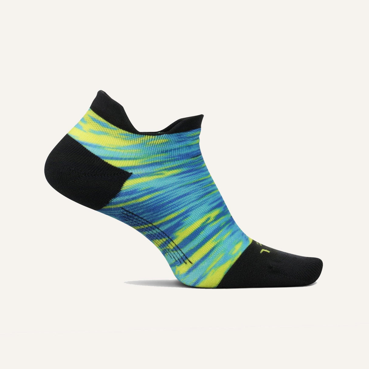 Feetures Elite Light Cushion No Show Tab Socks Limited Editions  -  X-Large / Reflection Blue