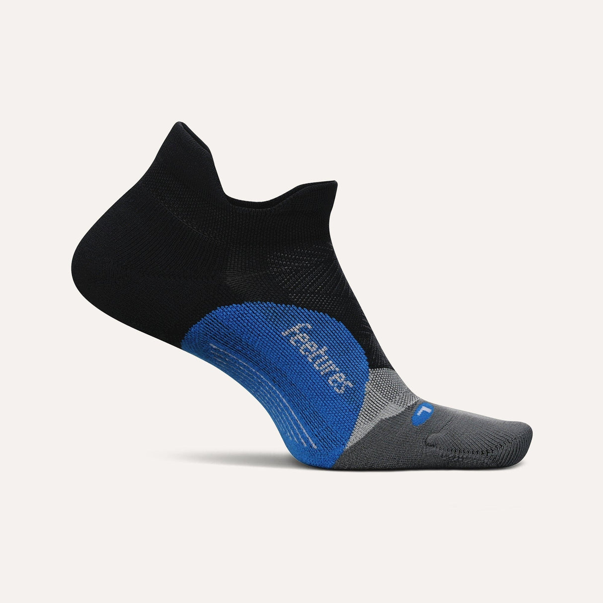 Feetures Elite Light Cushion No Show Tab Socks  -  Small / Tech Blue