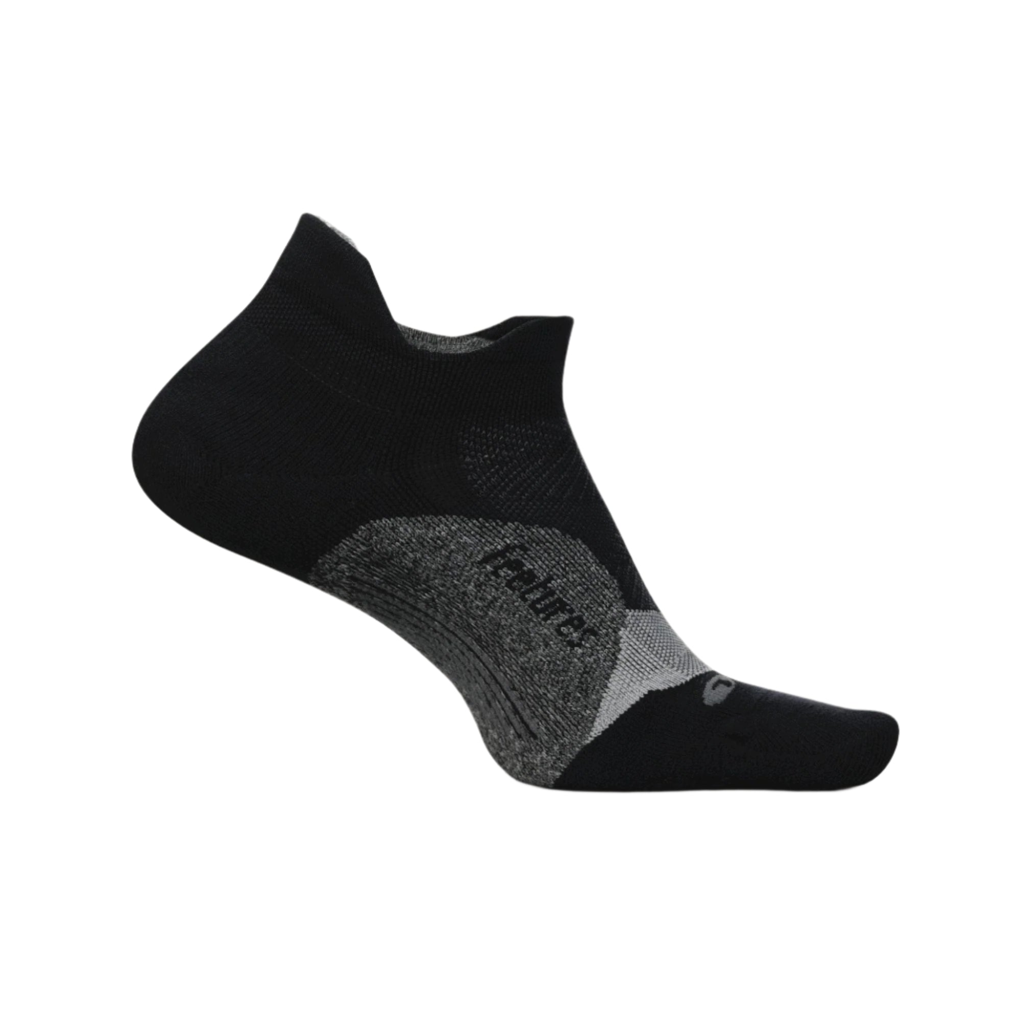 Feetures Elite Light Cushion No Show Tab Socks  -  Small / Black