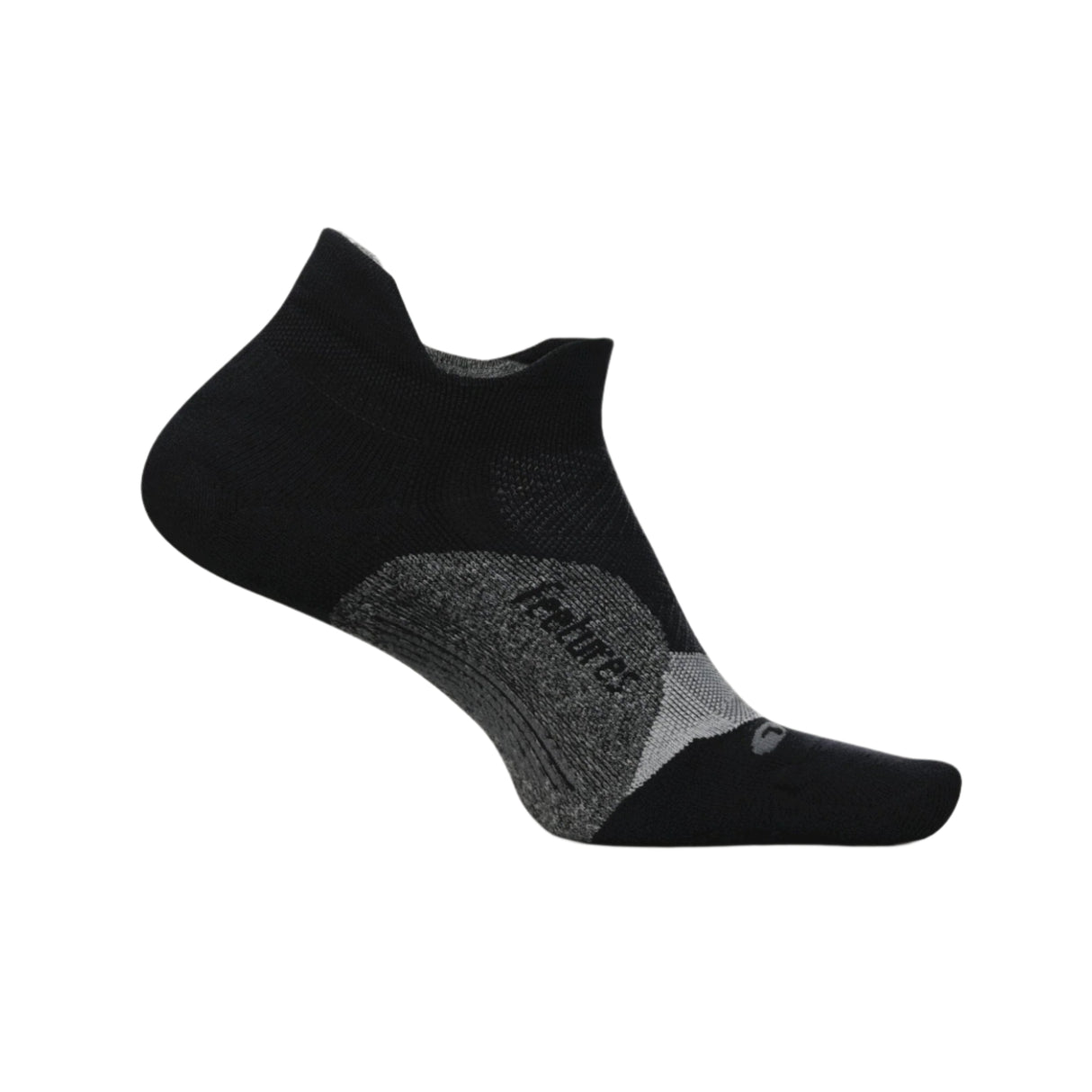 Feetures Elite Light Cushion No Show Tab Socks  -  Small / Black