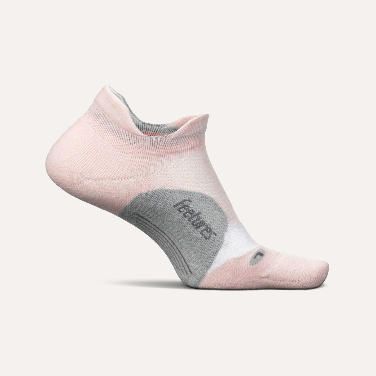 Feetures Elite Light Cushion No Show Tab Socks  -  Small / Propulsion Pink