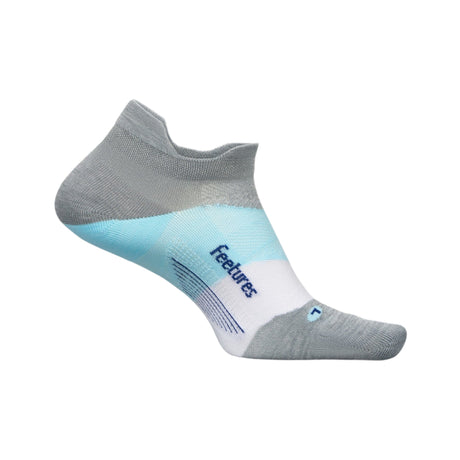 Feetures Elite Ultra Light No Show Tab Socks  -  Small / Gray Sky