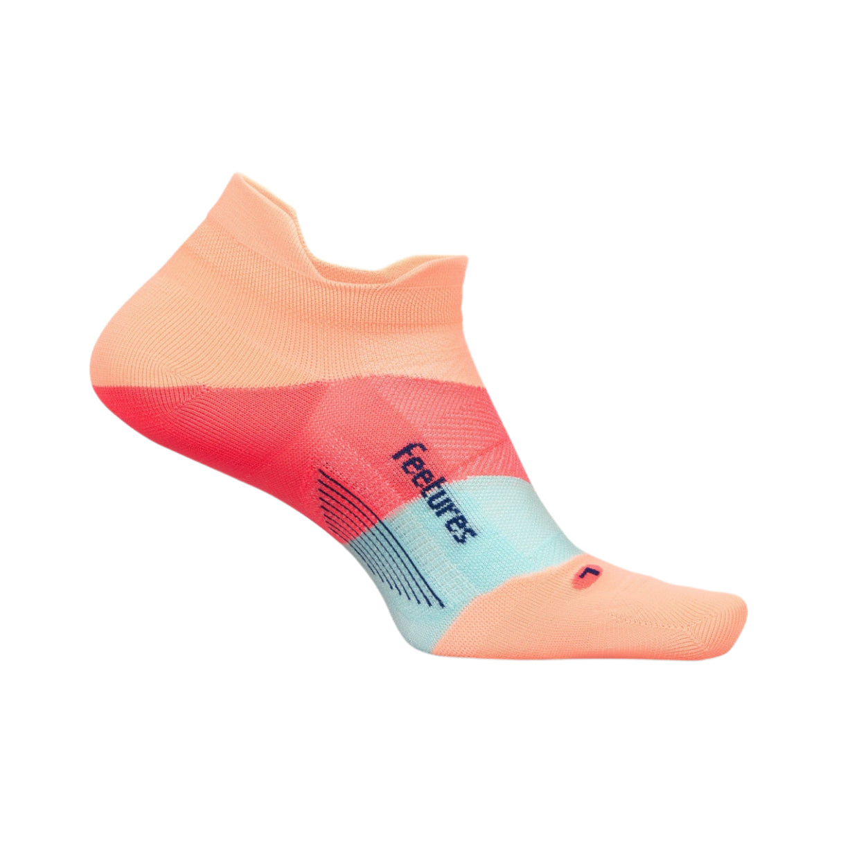 Feetures Elite Ultra Light No Show Tab Socks - Small / Vibrant Reef