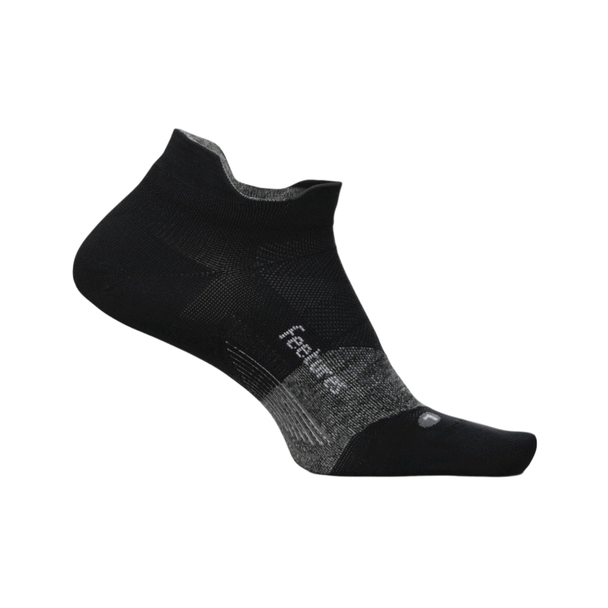 Feetures Elite Ultra Light No Show Tab Socks - Small / Black