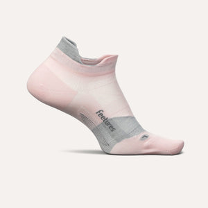 Feetures Elite Ultra Light No Show Tab Socks  -  Small / Propulsion Pink