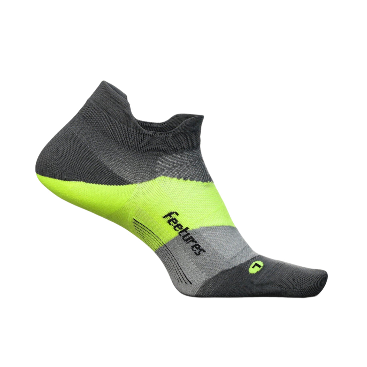 Feetures Elite Ultra Light No Show Tab Socks - Small / Midnight Neon