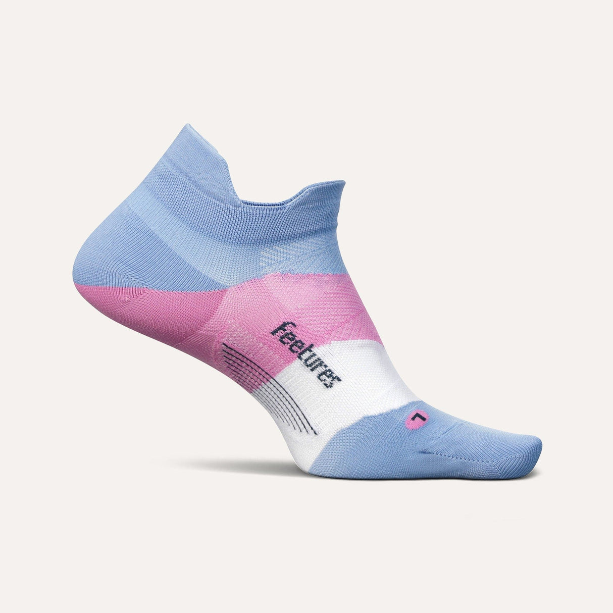 Feetures Elite Ultra Light No Show Tab Socks  -  Small / Cosmic Purple