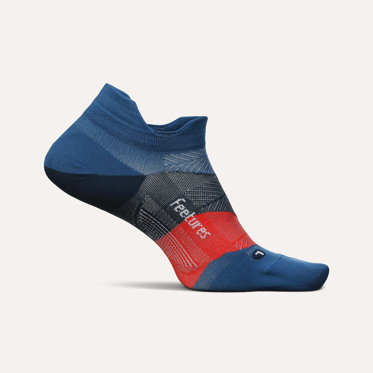 Feetures Elite Ultra Light No Show Tab Socks  -  Small / Atmospheric Blue