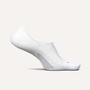 Feetures Elite Light Invisible Socks  -  Small / White