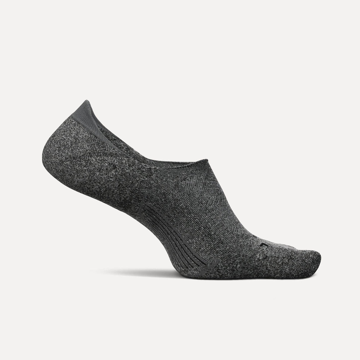 Feetures Elite Light Invisible Socks  -  Small / Gray