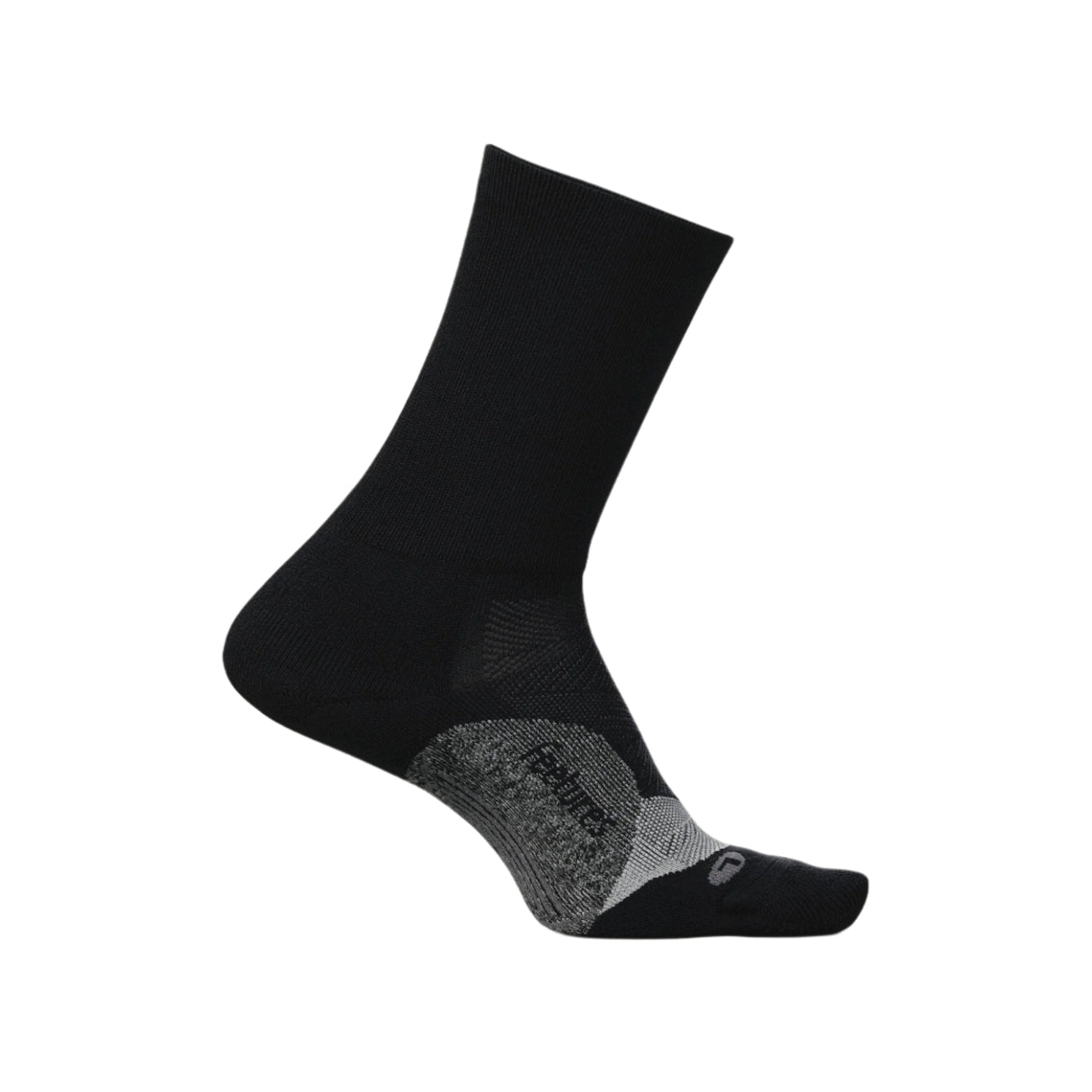 Feetures Elite Light Cushion Mini Crew Socks - Medium / Black