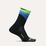 Feetures Elite Ultra Light Mini Crew Socks  -  Medium / Rhythmic Black