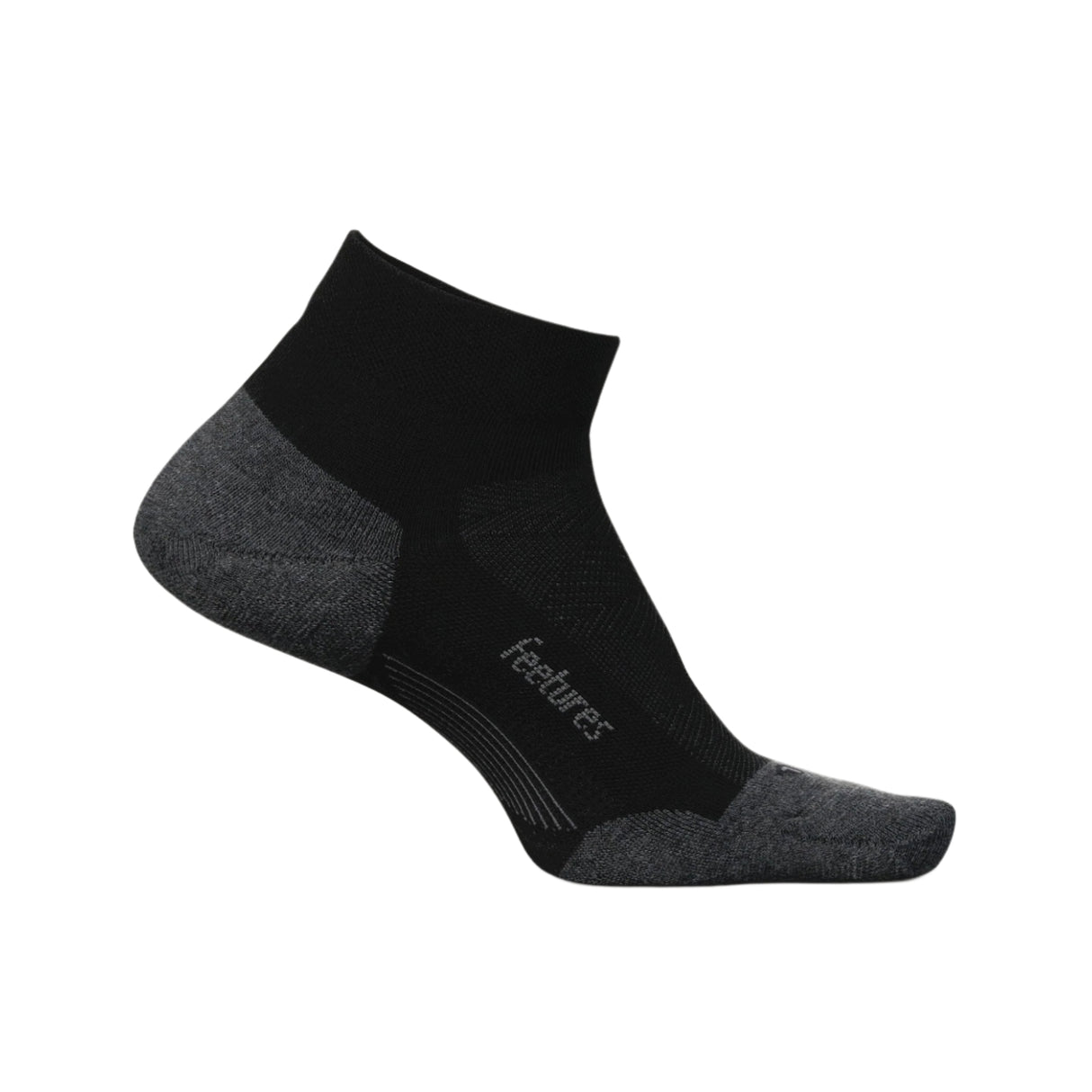 Feetures Elite Max Cushion Low Cut Socks  -  Small / Black