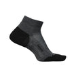 Feetures Elite Max Cushion Low Cut Socks  -  Small / Gray