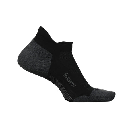 Feetures Elite Max Cushion No Show Tab Socks  -  Small / Black