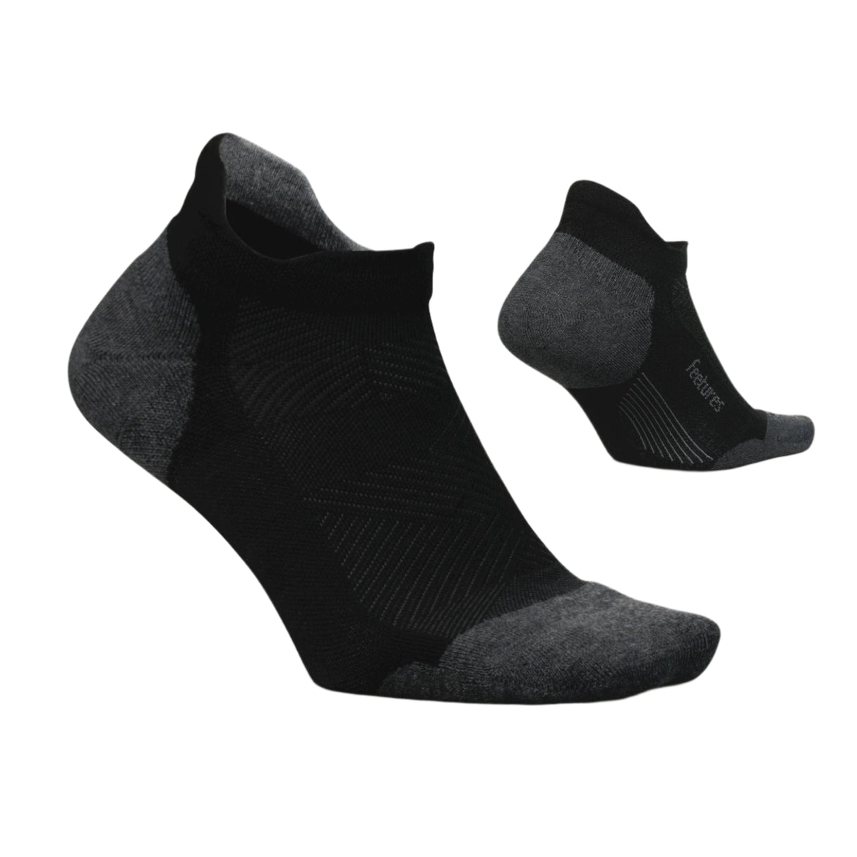 Feetures Elite Max Cushion No Show Tab Socks  -