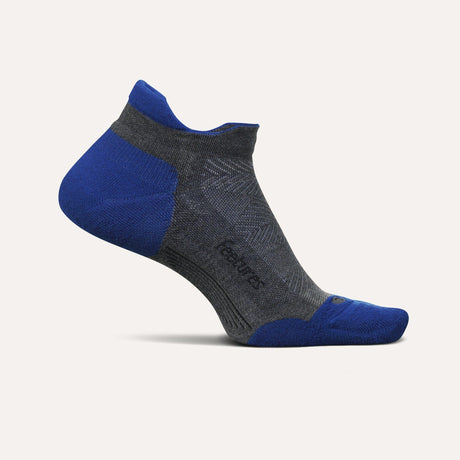 Feetures Elite Max Cushion No Show Tab Socks  -  Small / Boost Blue