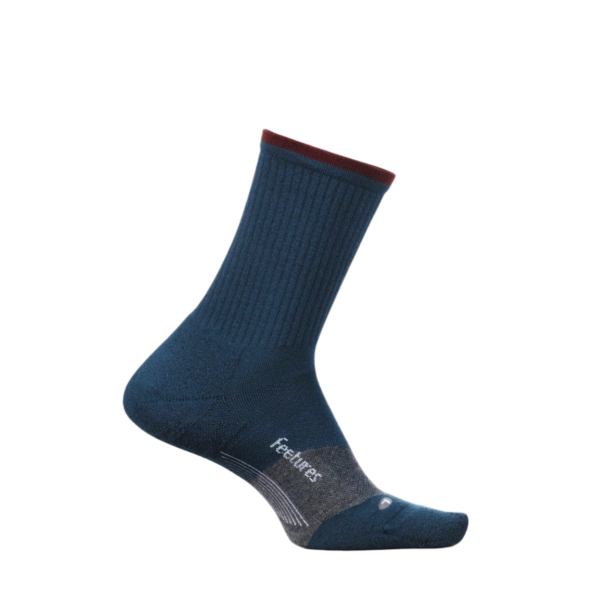 Feetures Elite Trail Max Cushion Mini Crew Socks  -  Small / French Navy