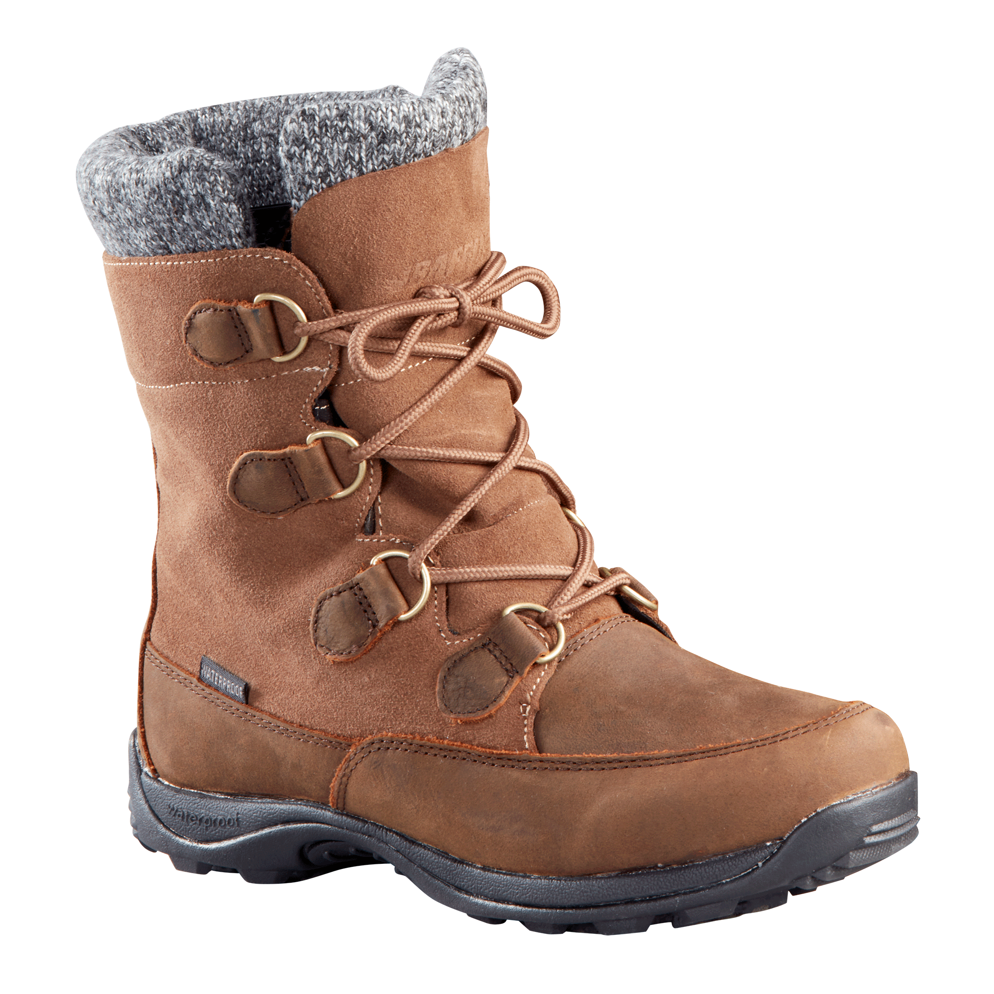 Baffin Womens Eldora Winter Boots  -  6 / Taupe/Dark Brown