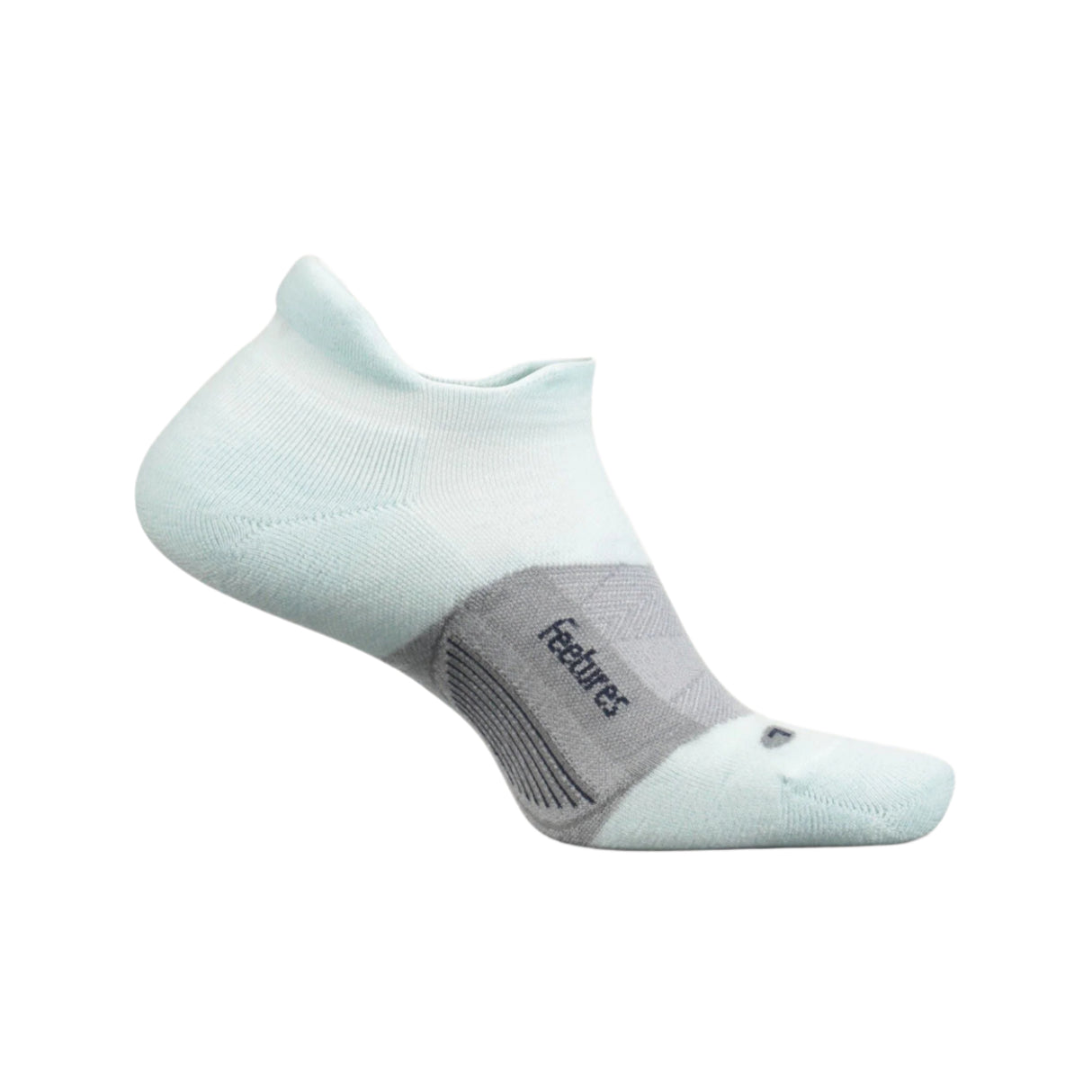 Feetures Merino 10 Max Cushion No Show Tab Socks - Small / Wild Mint