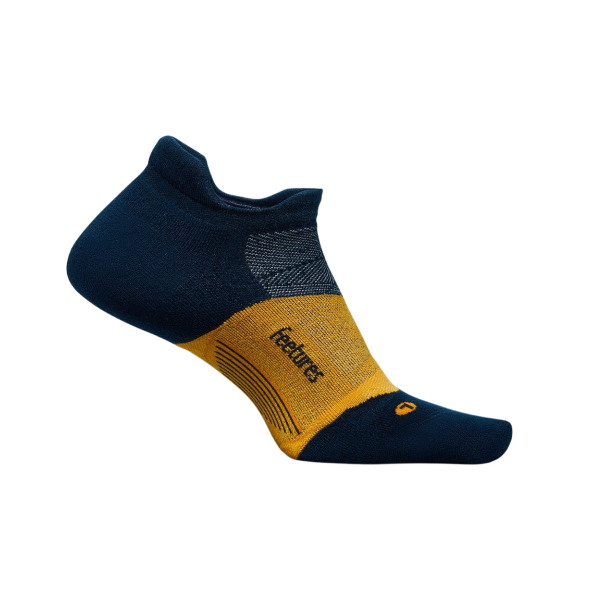Feetures Merino 10 Max Cushion No Show Tab Socks  -  Medium / Dark Sapphire
