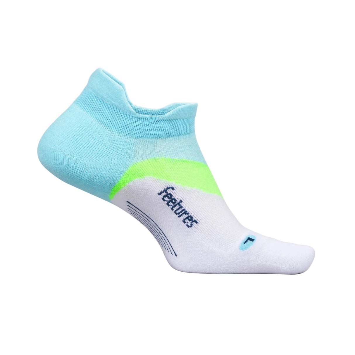 Feetures Elite Light Cushion No Show Tab Socks - Small / Cool Plunge