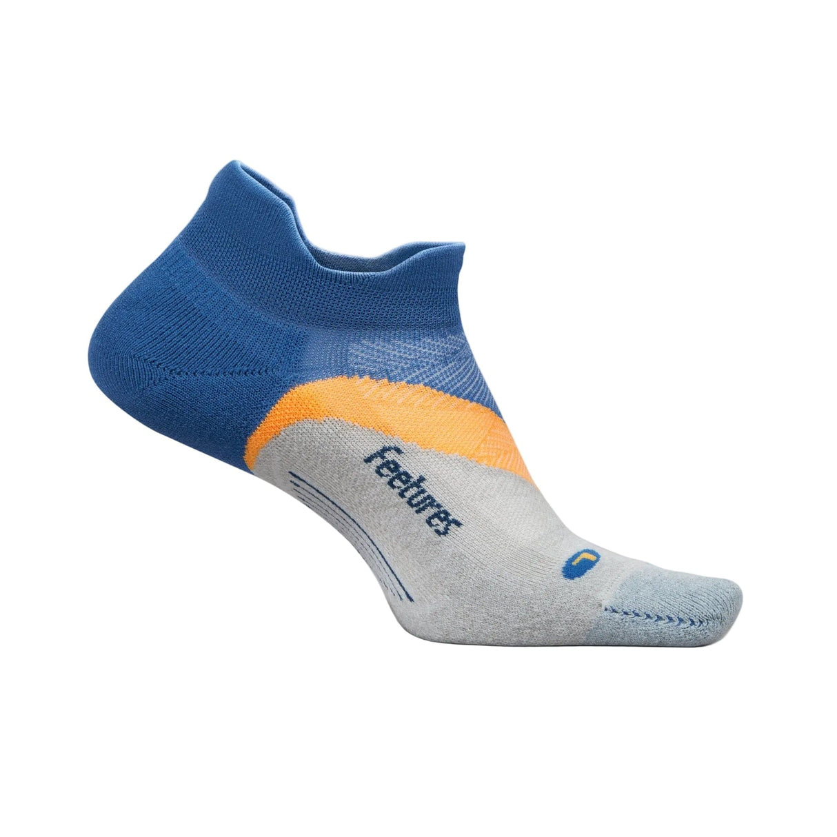 Feetures Elite Light Cushion No Show Tab Socks - Small / Rally Blue