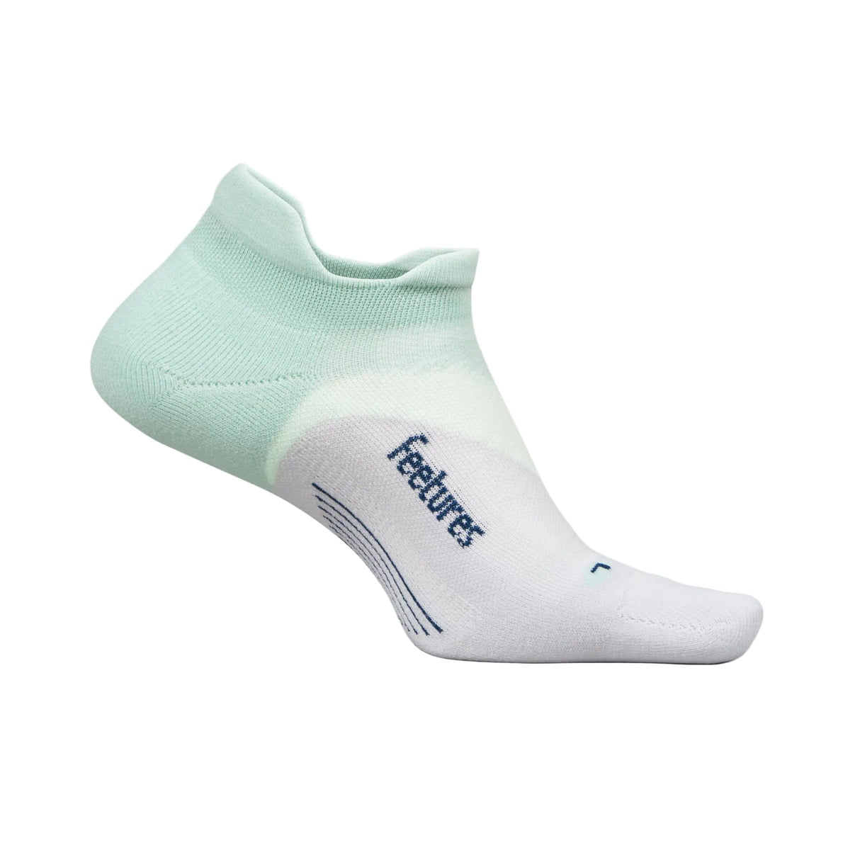 Feetures Elite Light Cushion No Show Tab Socks - Small / Supine Sage