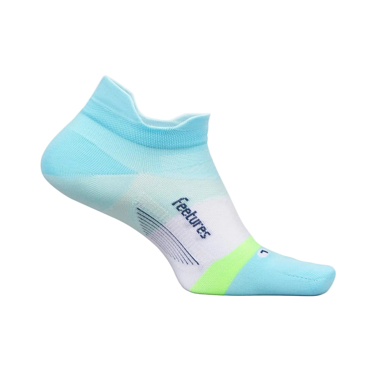 Feetures Elite Ultra Light No Show Tab Socks - Small / Cool Plunge