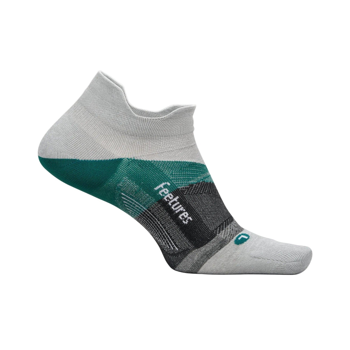 Feetures Elite Ultra Light No Show Tab Socks - Small / Stone Ivy
