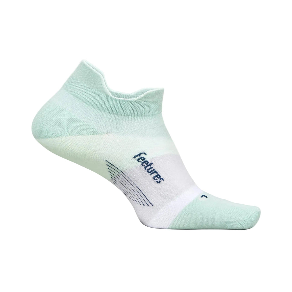 Feetures Elite Ultra Light No Show Tab Socks - Small / Supine Sage