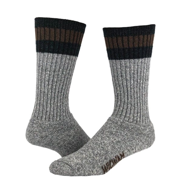 Wigwam Merino Hiker Midweight Crew Socks  -  Medium / Brown