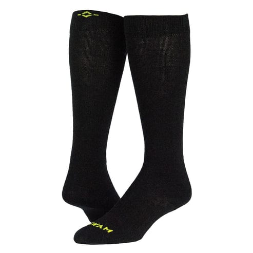 Wigwam Snow Ultra-Lightweight Over-the-Calf Socks  -  Medium / Black