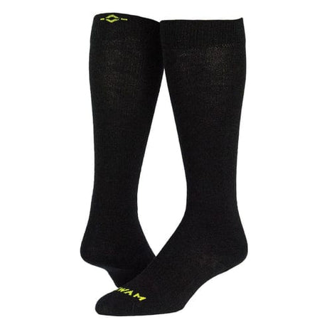 Wigwam Snow Ultra-Lightweight Over-the-Calf Socks  -  Medium / Black