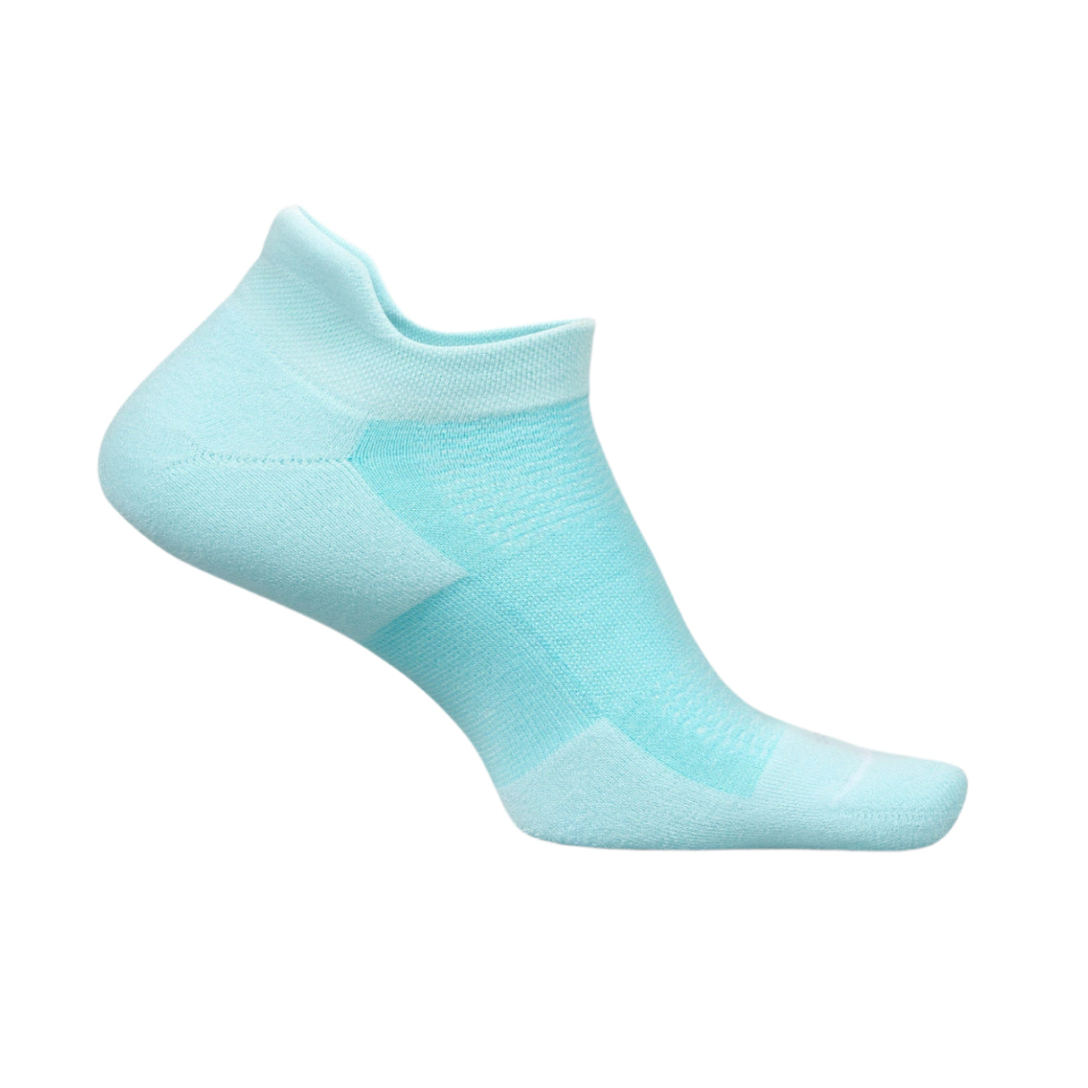 Feetures High Performance Max Cushion No Show Tab Socks - Small / Sea Glass