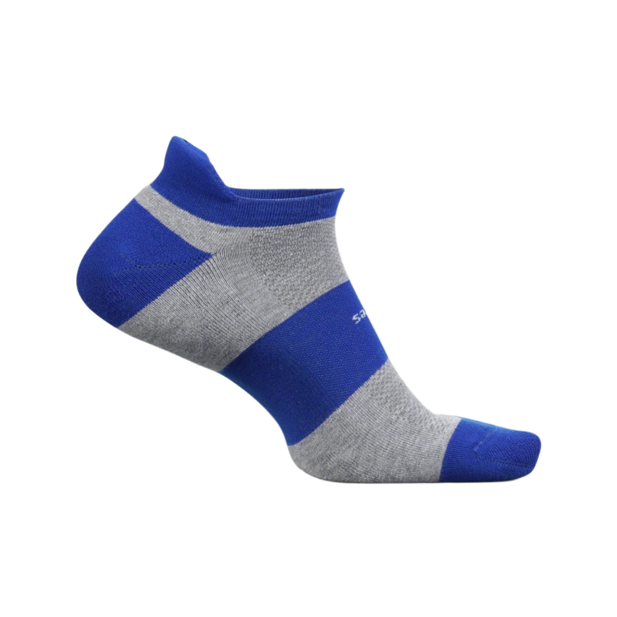 Feetures High Performance Ultra Light No Show Tab Socks - Small / Boost Blue