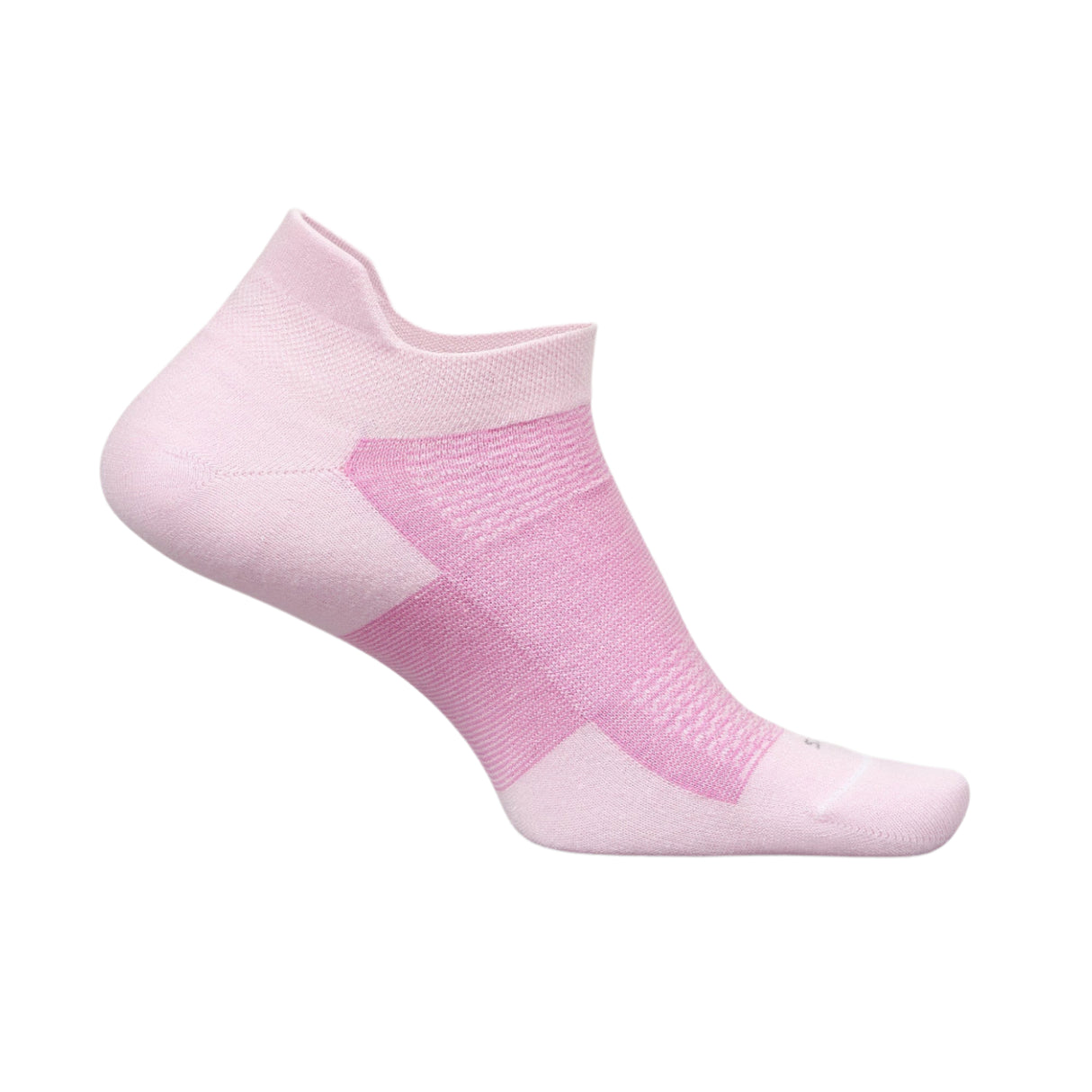 Feetures High Performance Ultra Light No Show Tab Socks - Small / Strawberry Milk