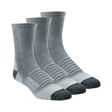 Farm to Feet Damascus Light Cushion 3/4 Crew Hiking 3-Pack Socks  -  Medium / Charcoal