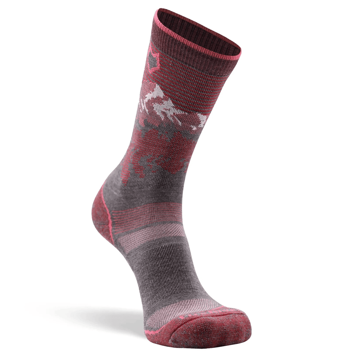Fox River Womens Krakatoa Lightweight Hiking Crew Socks - Medium / Pink