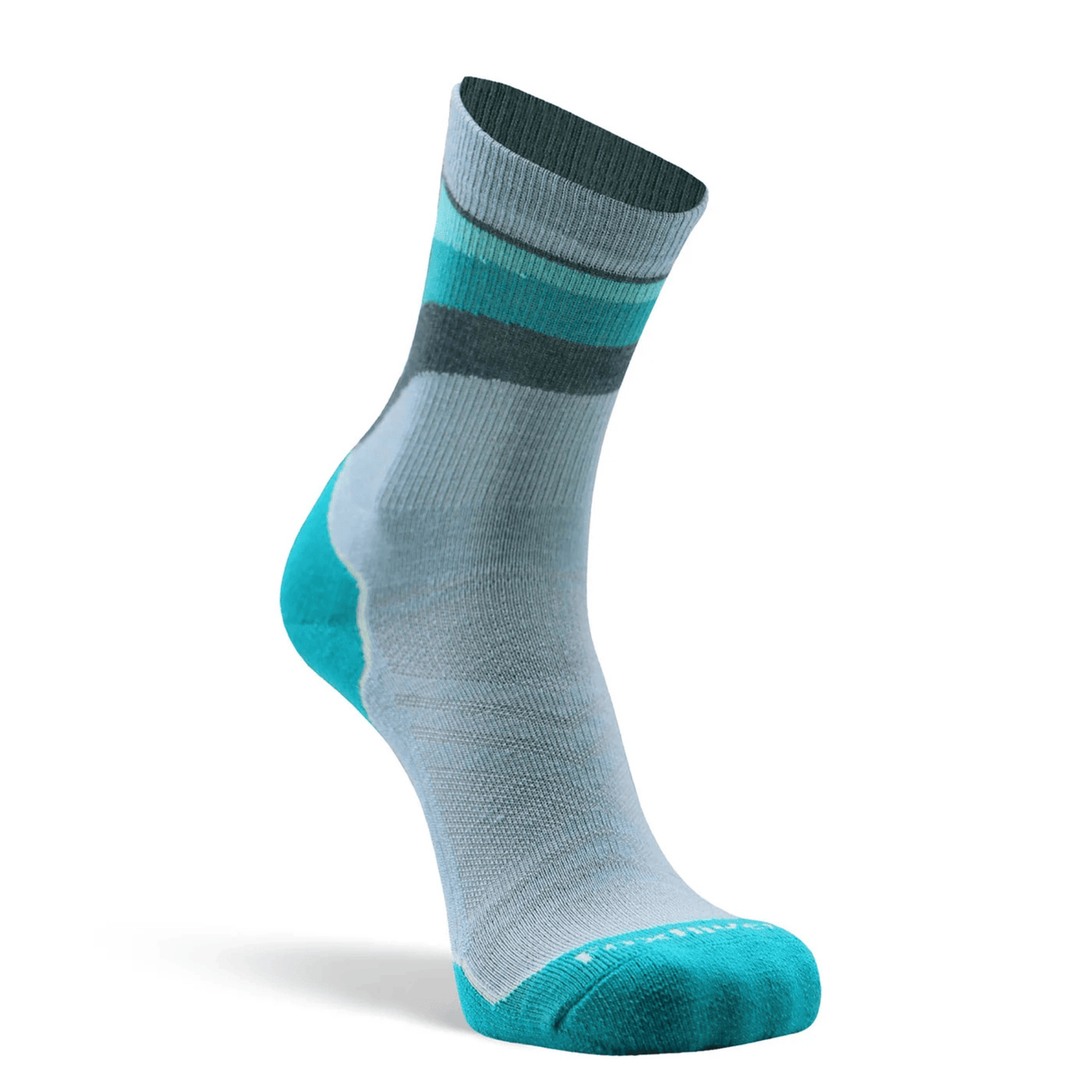 Fox River Womens Cairn Lightweight Crew Hiking Sock - Medium / Silver/Blue