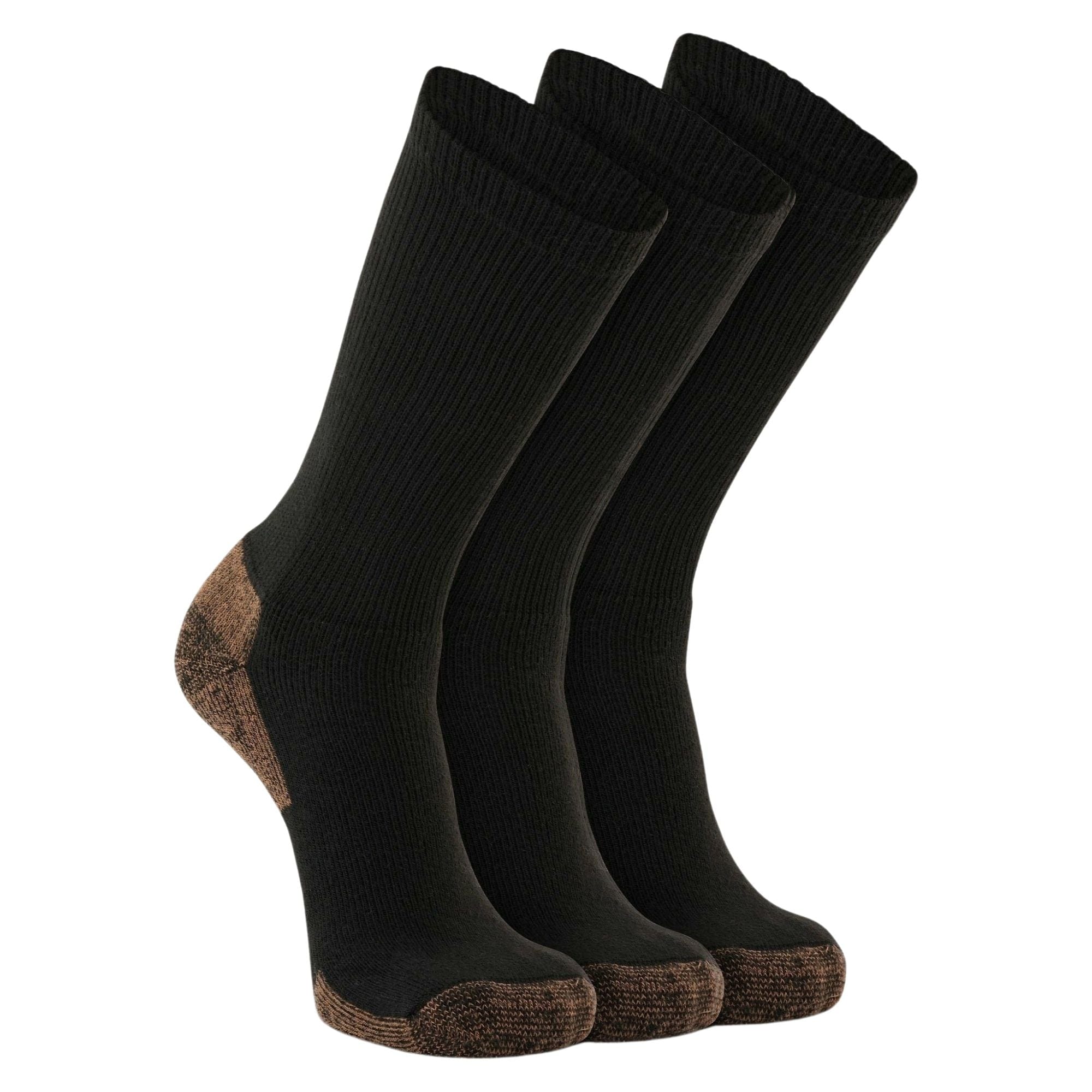 Fox River Work Midweight Crew Socks 3-Pack  -  Medium / Black