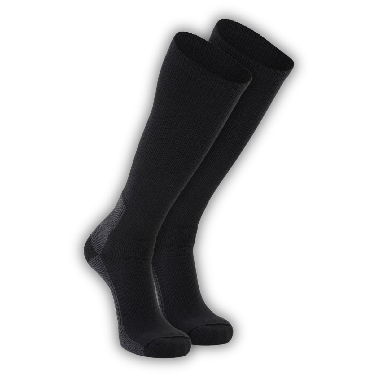Fox River Mens Westerner Medium Weight OTC Work 2-Pack Socks - Medium / Black