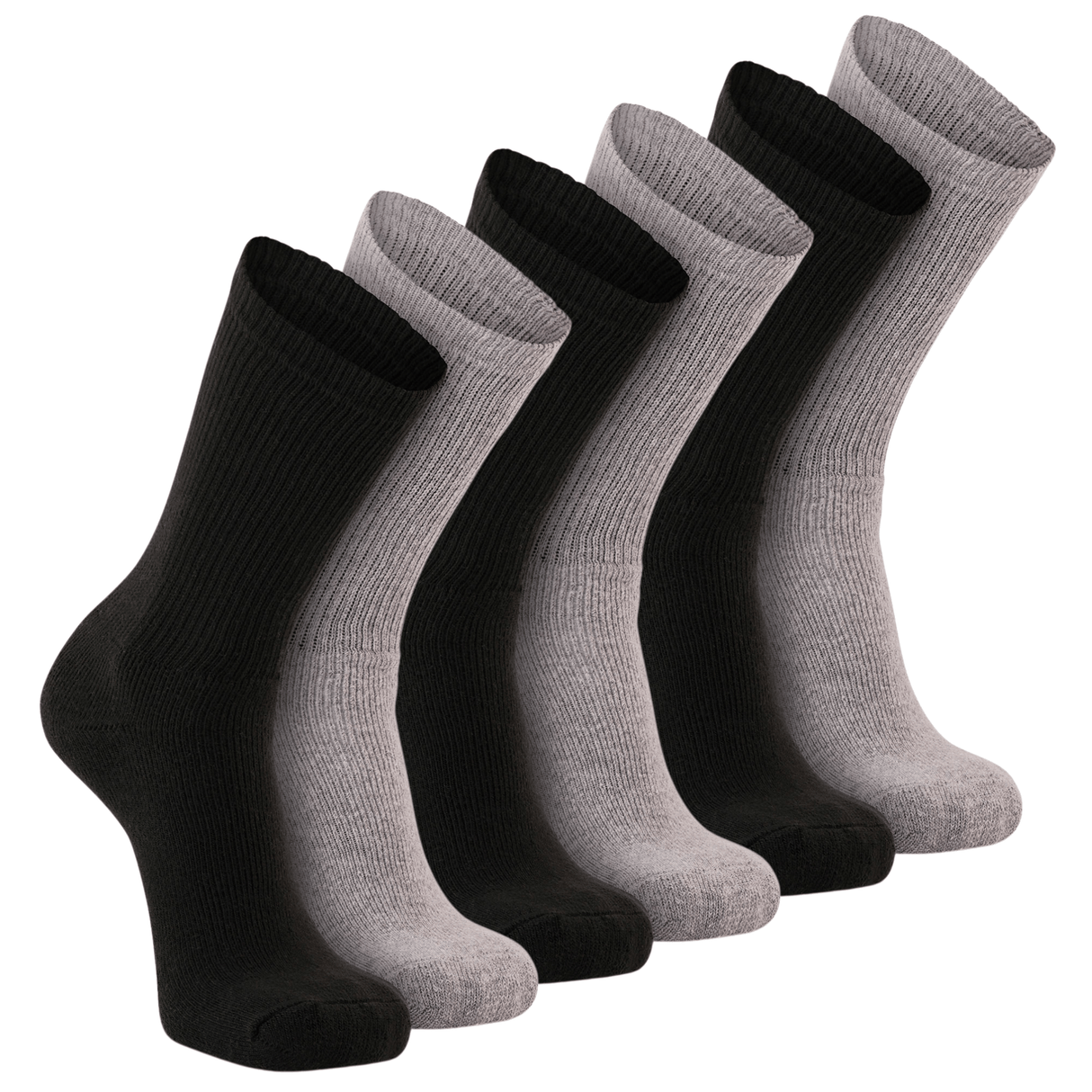 Fox River Rugged Crew Medium Weight Crew 6-Pack Socks - Medium / Assorted