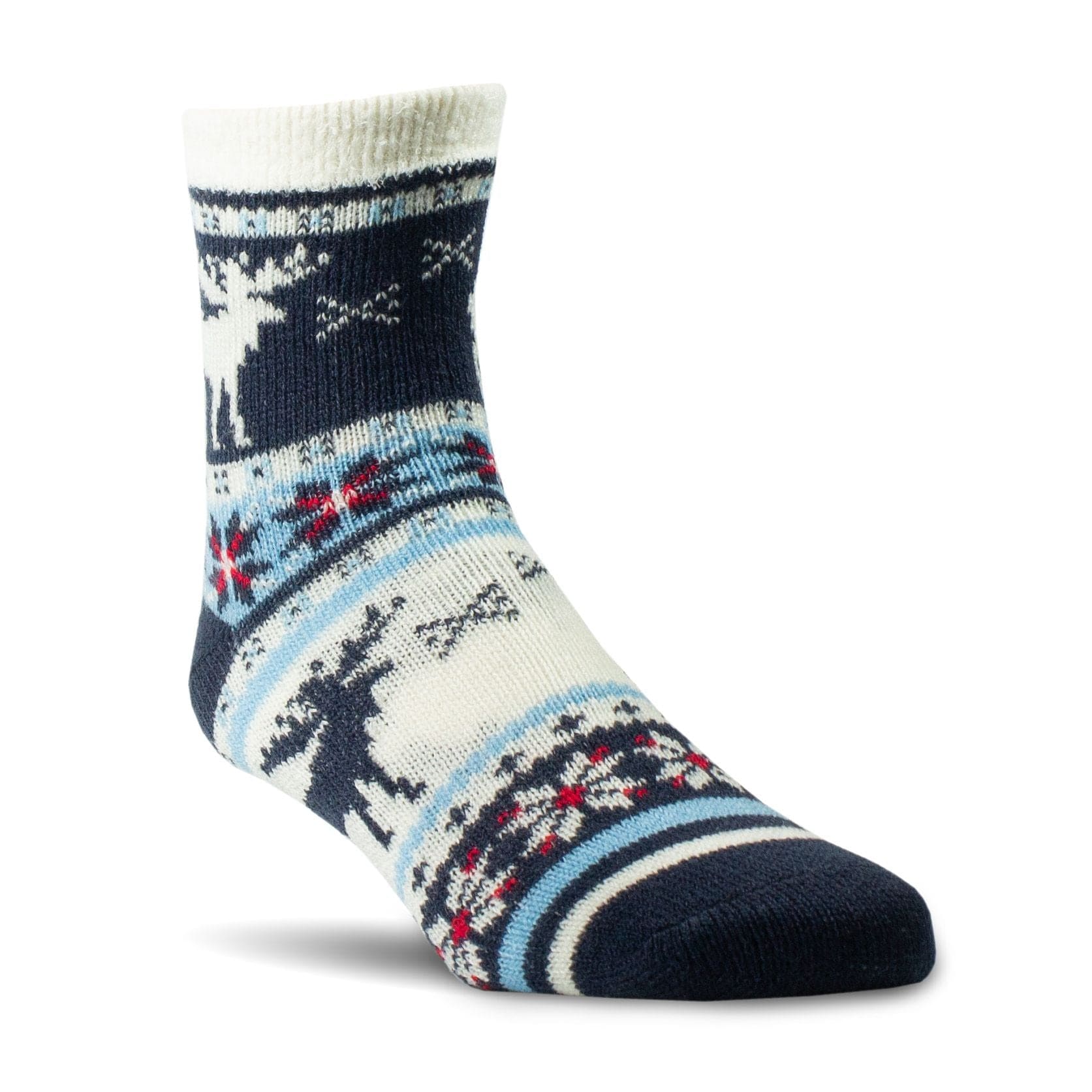 Woolrich Aloe Double Layer Socks  -  One Size Fits Most / Navy/White
