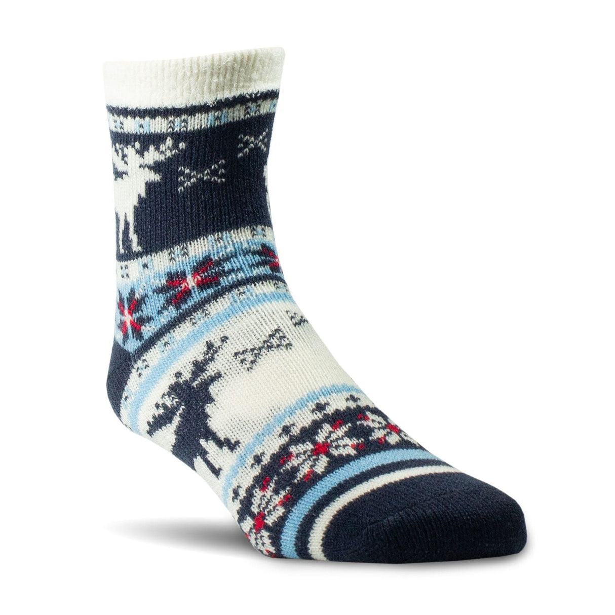 Woolrich Aloe Double Layer Socks  -  One Size Fits Most / Navy/White