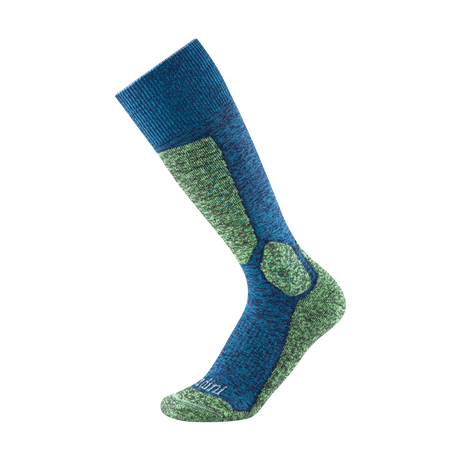 Gordini Womens Sterling Heavyweight Over-the-Calf Ski Socks  -  Small / Blue Lime