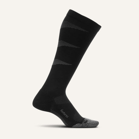 Feetures Graduated Compression Light Cushion Knee High Socks  -  Small / Black