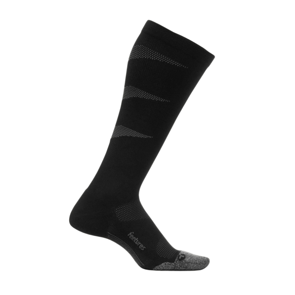 Feetures Graduated Compression Light Cushion Knee High Socks - Small / Black
