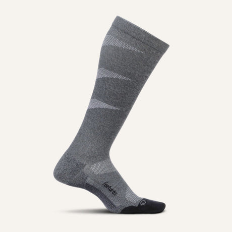 Feetures Graduated Compression Light Cushion Knee High Socks  -  Small / Gray